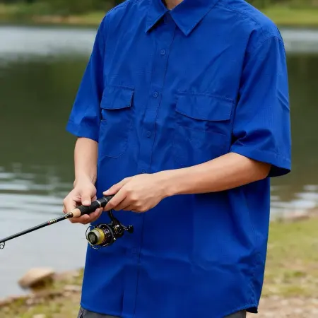 Men's quick-drying fishing shirt, outdoor sun protection, breathable, mosquito-proof loose fishing jacket, factory wholesale, customization supported Men's quick-drying fishing shirt, outdoor sun protection, breathable, mosquito-proof loose fishing jacket, factory wholesale, customization supported